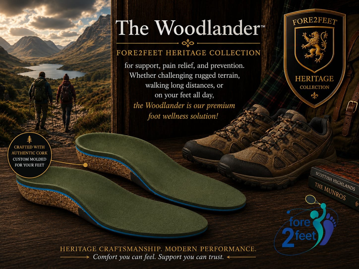 The Woodlander Fitness and Outdoor Orthotic