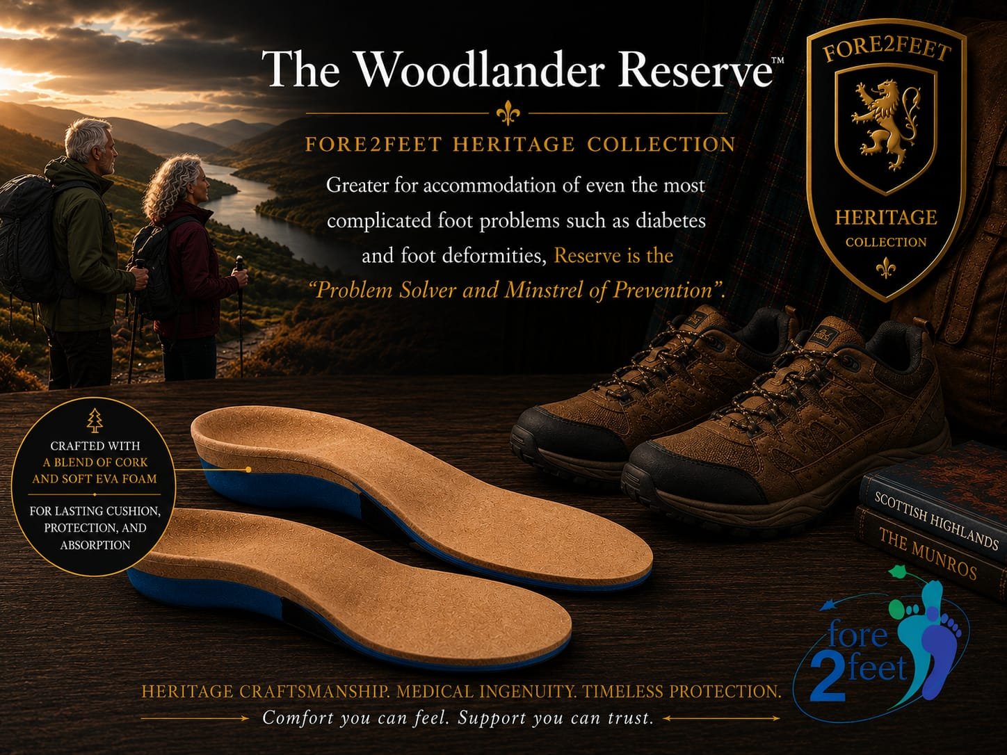 The Woodlander Reserve Support and Protection Orthotic